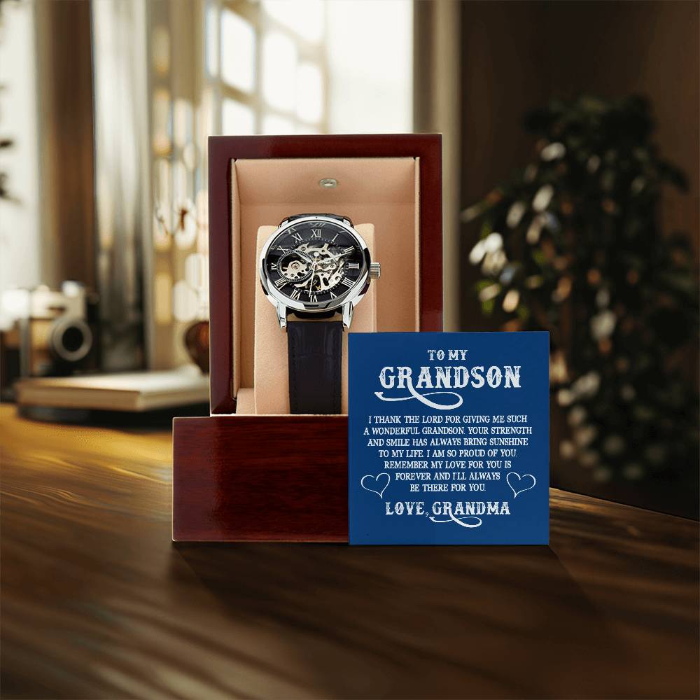 Openwork Watch - For Grandson From Grandma