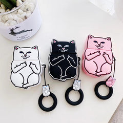 Cartoon Cat Air Pods Case