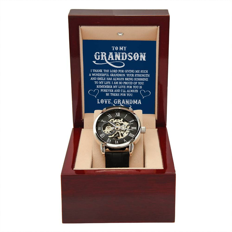 Openwork Watch - For Grandson From Grandma