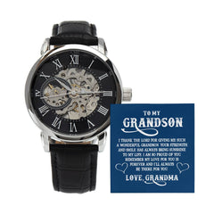 Openwork Watch - For Grandson From Grandma