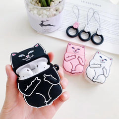 Cartoon Cat Air Pods Case